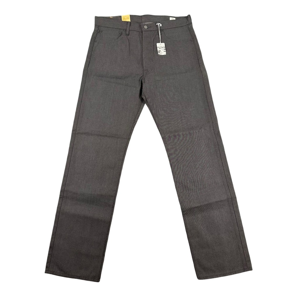 NWT Levi's 501 Jeans Mens 35x34 White Oak Cone Denim Charcoal Gray Shrink to Fit